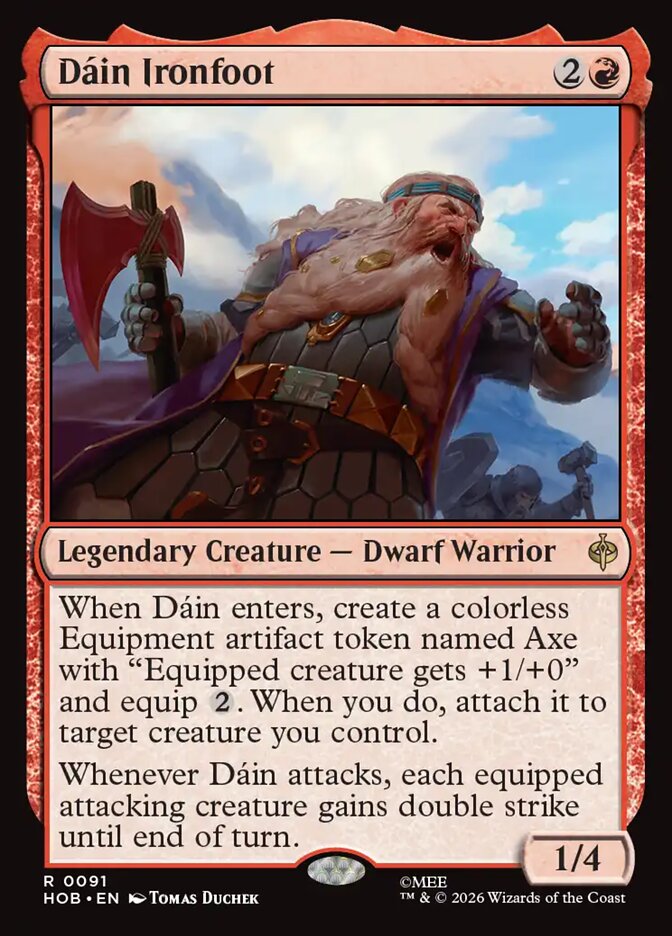 Dáin Ironfoot (HOB-91) – MTG