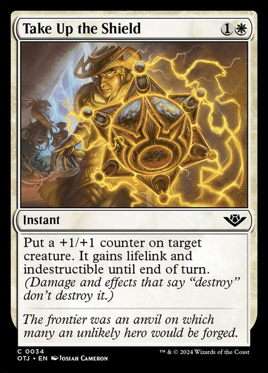 Take Up the Shield (34) – Magic: The Gathering, Outlaws of Thunder Junction