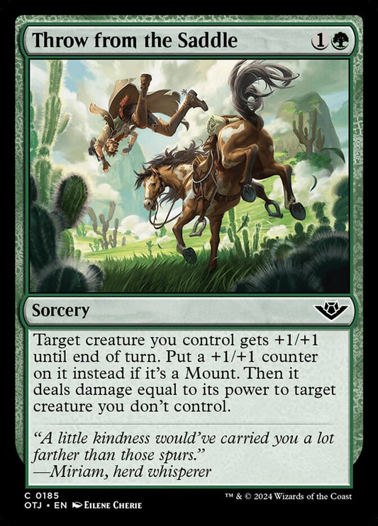 Throw from the Saddle (185) – Magic: The Gathering, Outlaws of Thunder Junction