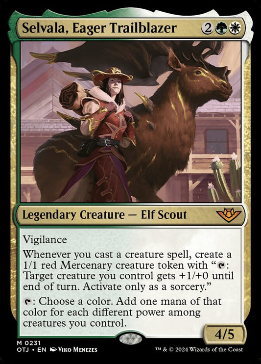 Selvala, Eager Trailblazer (231) – Magic: The Gathering, Outlaws of Thunder Junction