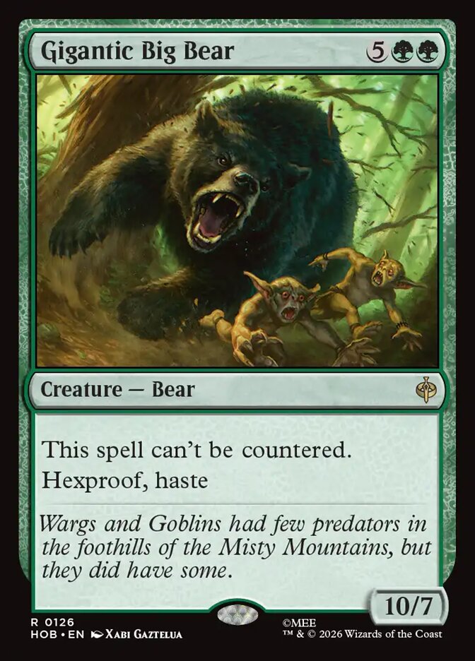 Gigantic Big Bear (HOB-126) – MTG