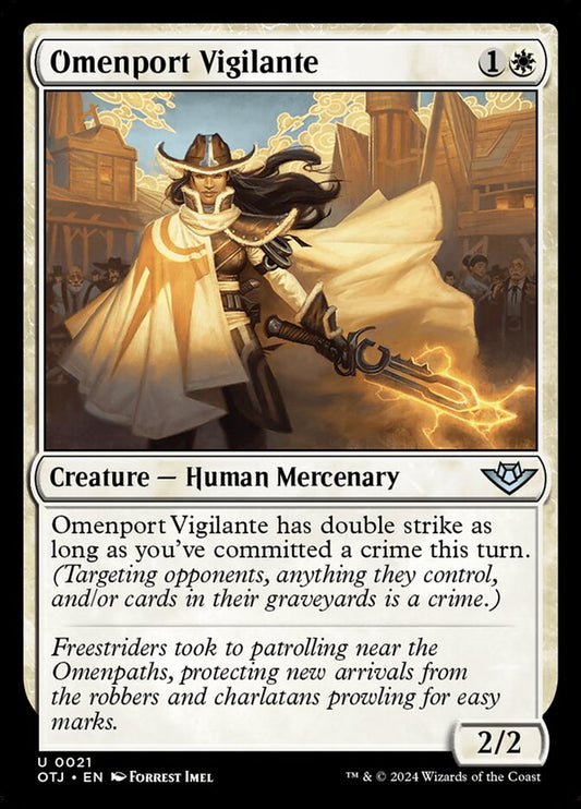 Omenport Vigilante (21) – Magic: The Gathering, Outlaws of Thunder Junction