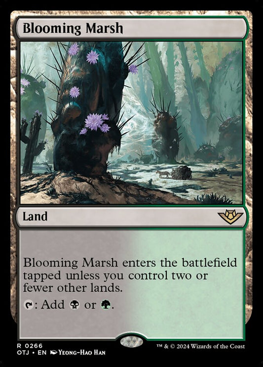 Blooming Marsh (266) – Magic: The Gathering, Outlaws of Thunder Junction [Foil]