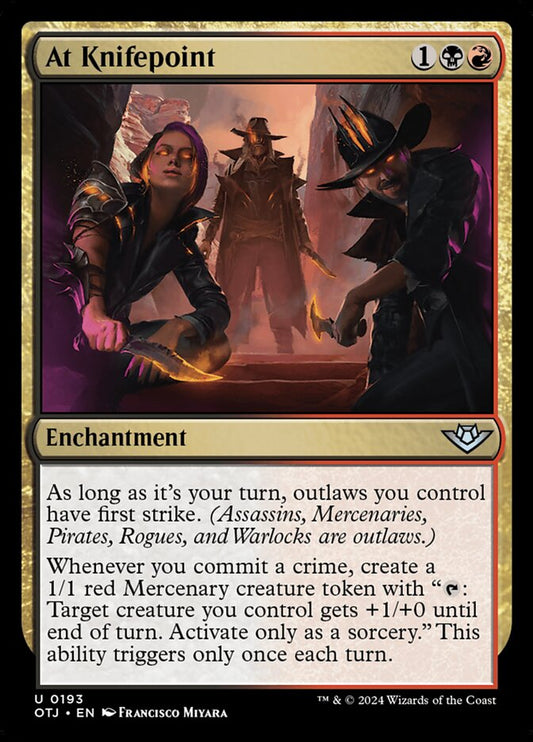 At Knifepoint (193) – Magic: The Gathering, Outlaws of Thunder Junction
