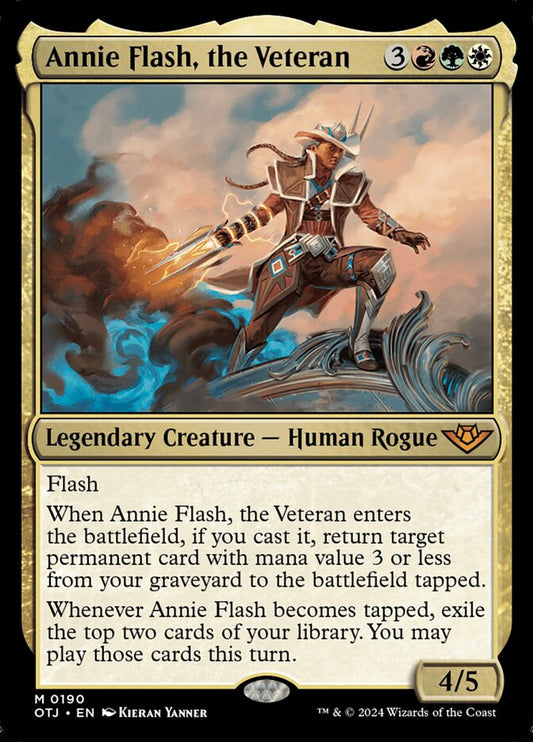 Annie Flash, the Veteran (190) – Magic: The Gathering, Outlaws of Thunder Junction