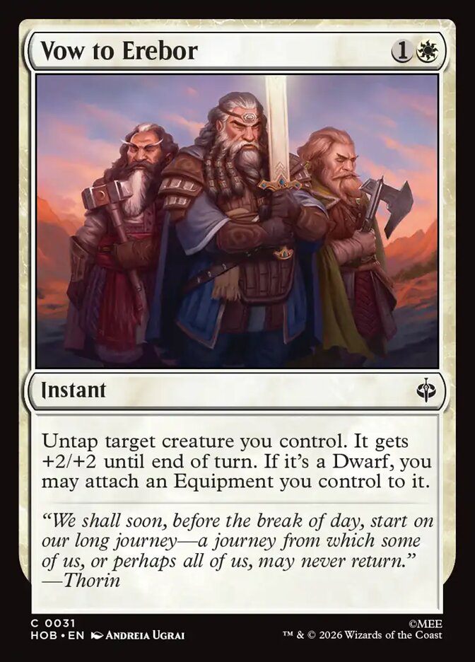 Vow to Erebor (HOB-31) – MTG