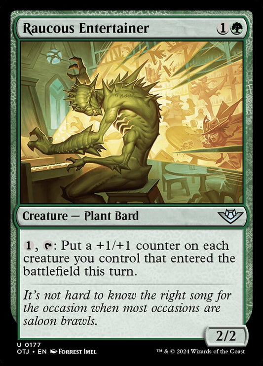 Raucous Entertainer (177) – Magic: The Gathering, Outlaws of Thunder Junction