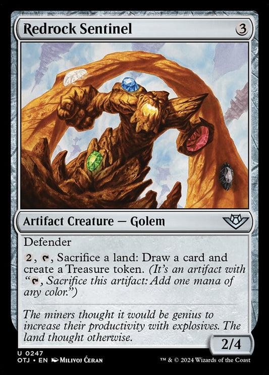 Redrock Sentinel (247) – Magic: The Gathering, Outlaws of Thunder Junction