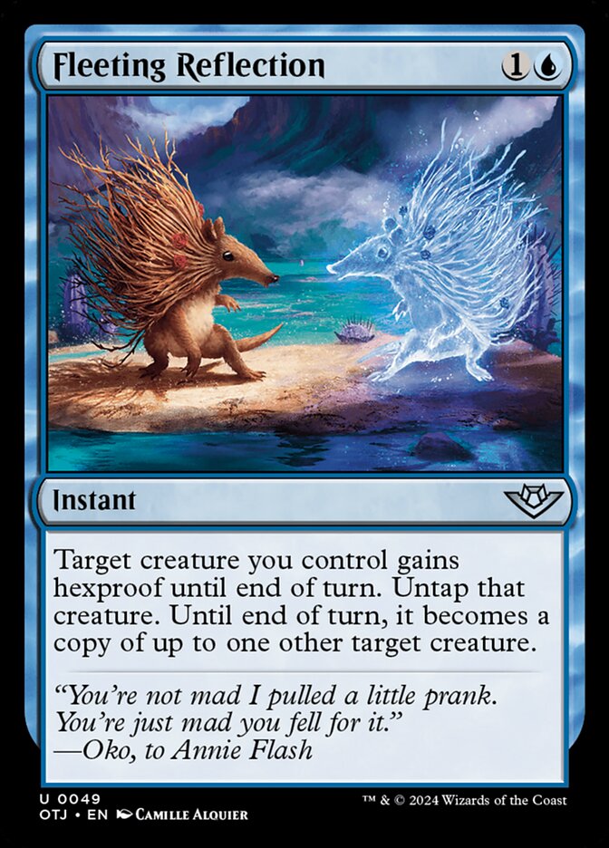 Fleeting Reflection (49) – Magic: The Gathering, Outlaws of Thunder Junction