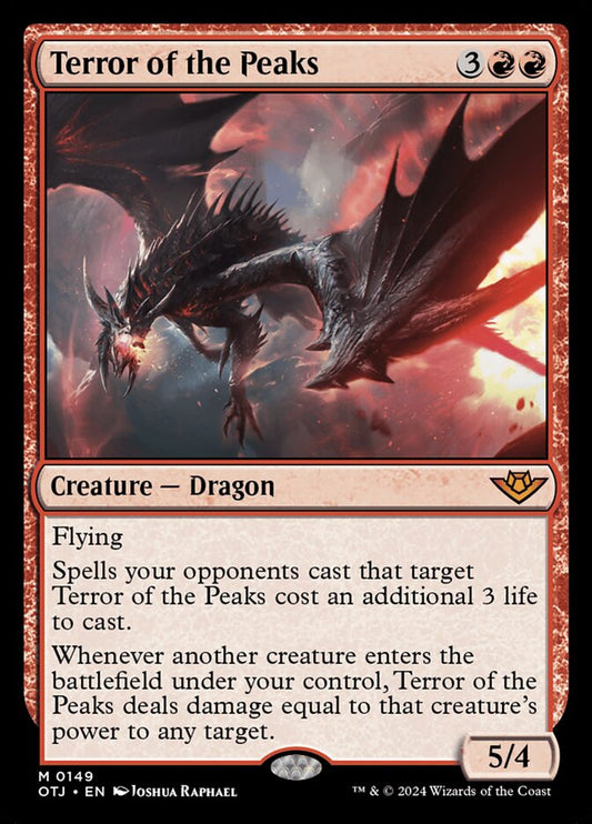 Terror of the Peaks (149) – Magic: The Gathering, Outlaws of Thunder Junction