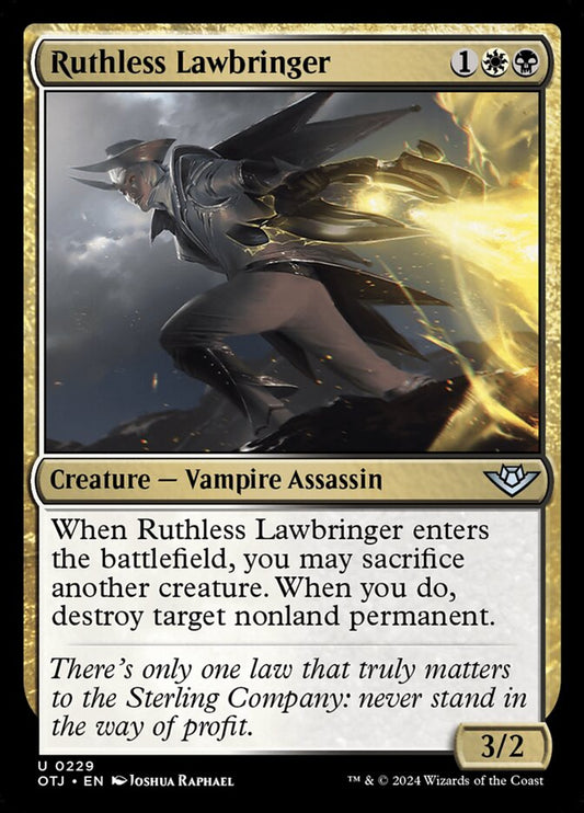 Ruthless Lawbringer (229) – Magic: The Gathering, Outlaws of Thunder Junction