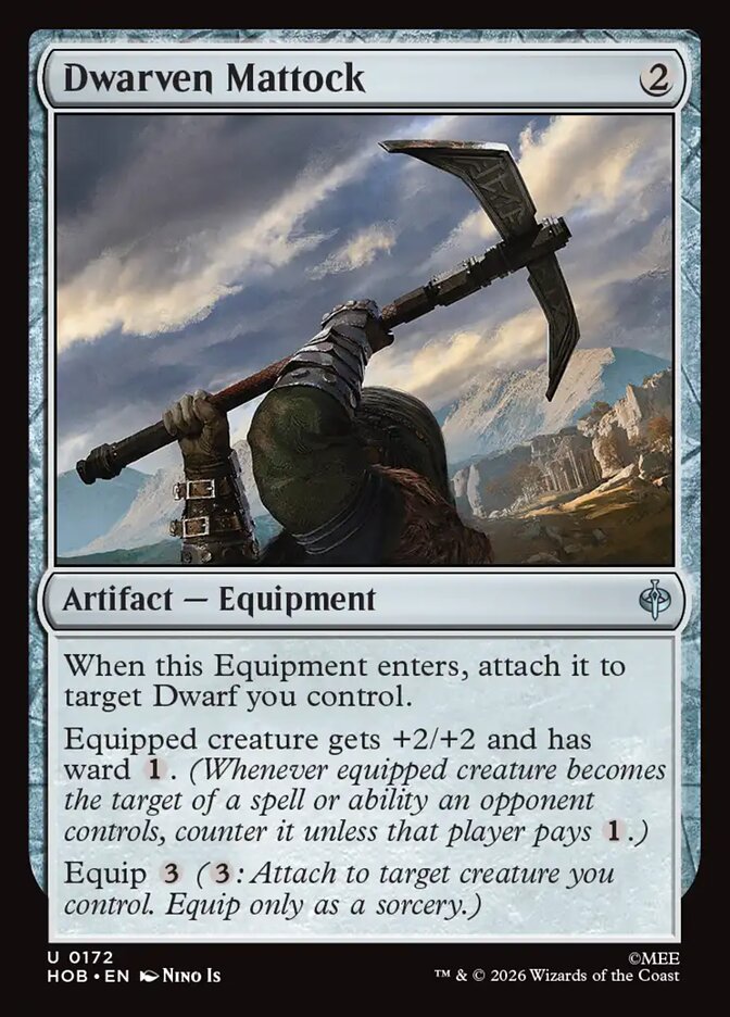 Dwarven Mattock (HOB-172) – MTG