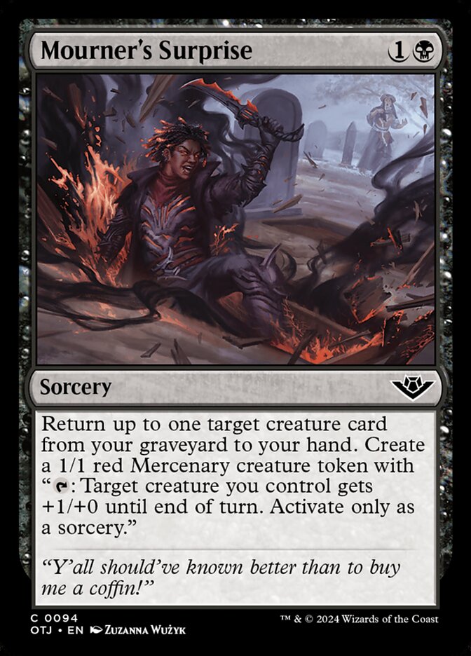 Mourner's Surprise (94) – Magic: The Gathering, Outlaws of Thunder Junction [Foil]