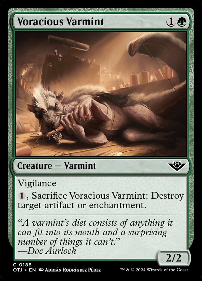 Voracious Varmint (188) – Magic: The Gathering, Outlaws of Thunder Junction [Foil]