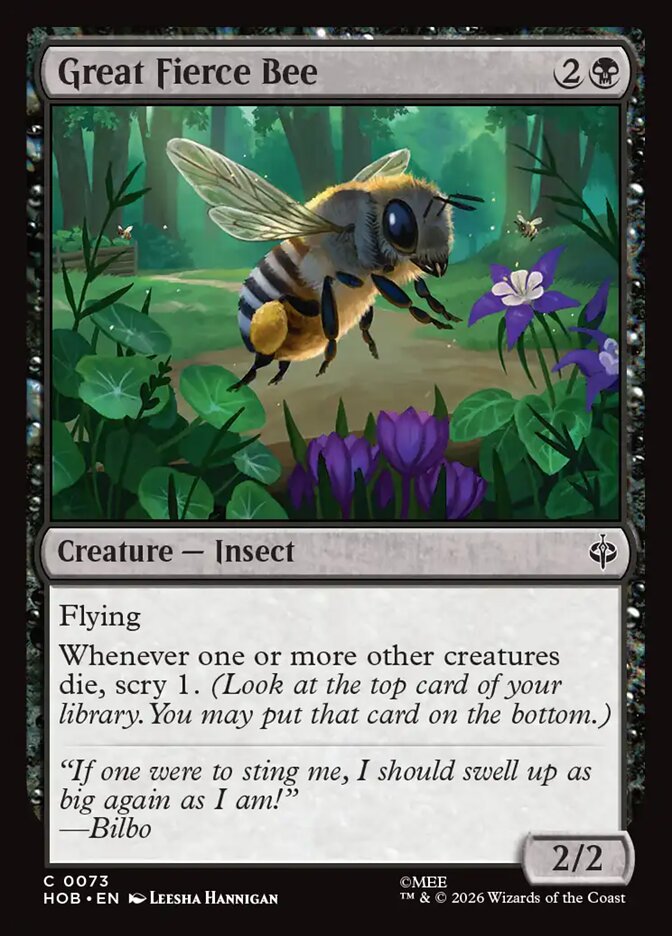 Great Fierce Bee (HOB-73) – MTG