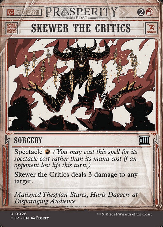 Skewer the Critics (26) – Magic: The Gathering, Breaking News