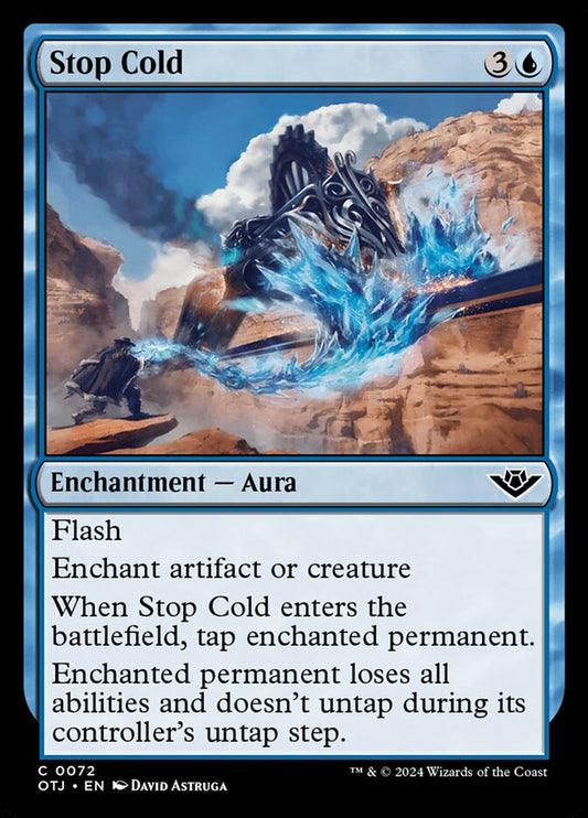 Stop Cold (72) – Magic: The Gathering, Outlaws of Thunder Junction [Foil]