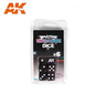 AK Interactive Set 6 Dice (Black)