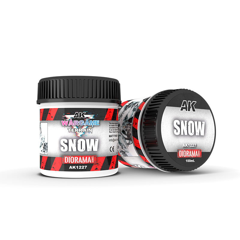 AK Interactive Snow Terrain Texture (100ml)
