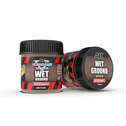 AK Interactive Wet Ground Terrain Texture (100ml)