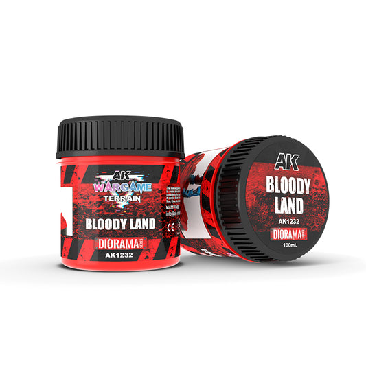 AK Interactive Bloody Land Terrain Texture (100ml)