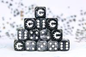 Conquest Logo on Black Dice (PBW8513)