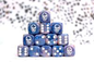Conquest, Spires Faction Dice on Dark Blue swirl Dice (PBW8517)