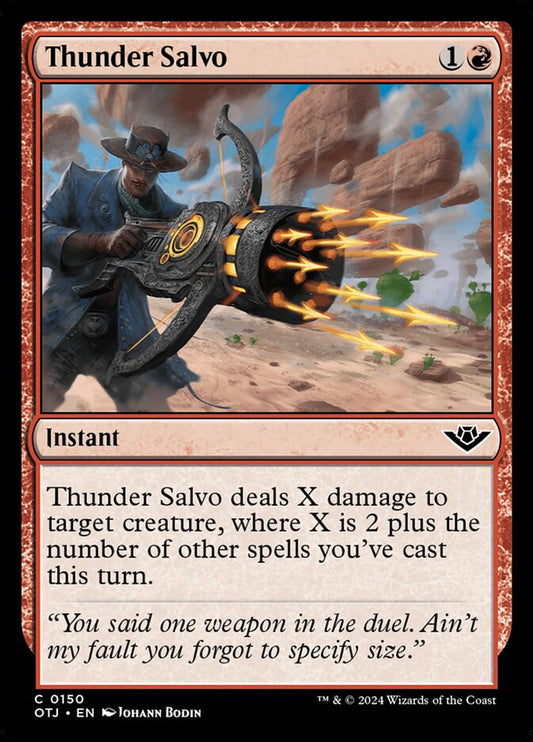 Thunder Salvo (150) – Magic: The Gathering, Outlaws of Thunder Junction