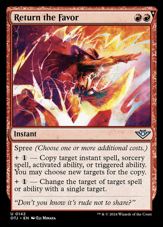 Return the Favor (142) – Magic: The Gathering, Outlaws of Thunder Junction