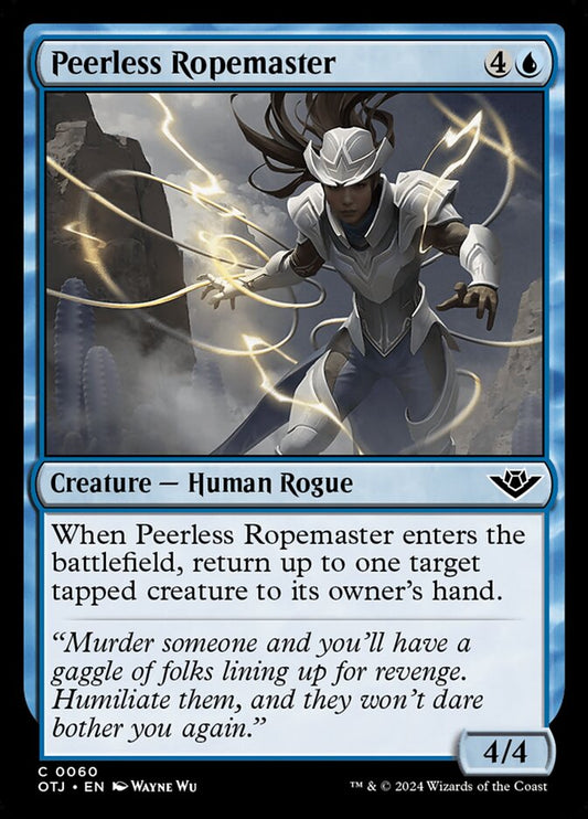 Peerless Ropemaster (60) – Magic: The Gathering, Outlaws of Thunder Junction