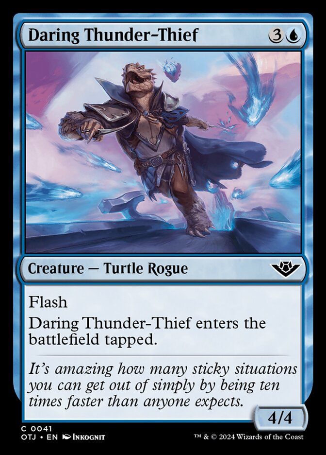 Daring Thunder-Thief (41) – Magic: The Gathering, Outlaws of Thunder Junction