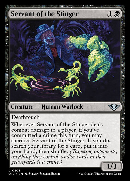 Servant of the Stinger (105) – Magic: The Gathering, Outlaws of Thunder Junction