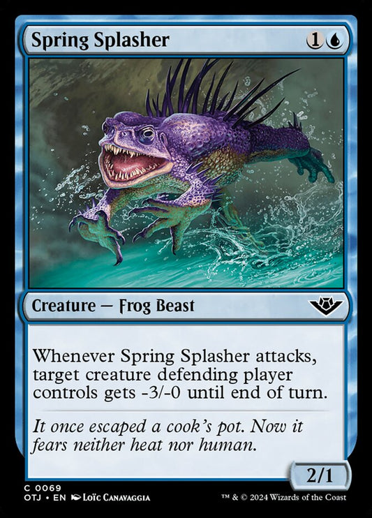 Spring Splasher (69) – Magic: The Gathering, Outlaws of Thunder Junction [Foil]
