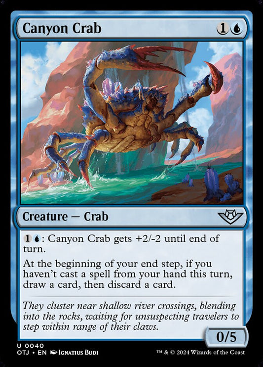 Canyon Crab (40) – Magic: The Gathering, Outlaws of Thunder Junction