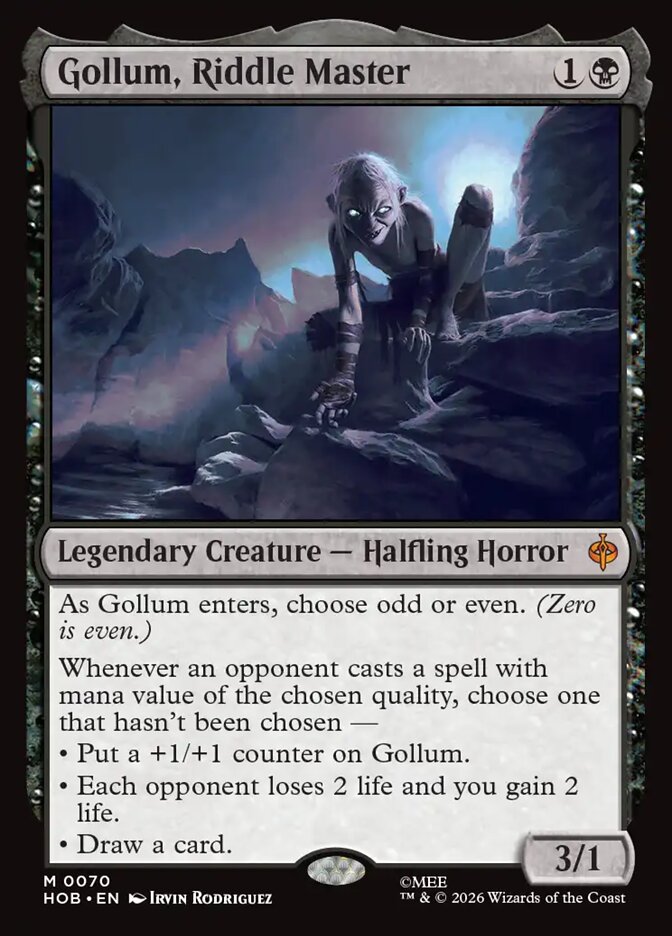 Gollum, Riddle Master (HOB-70) – MTG