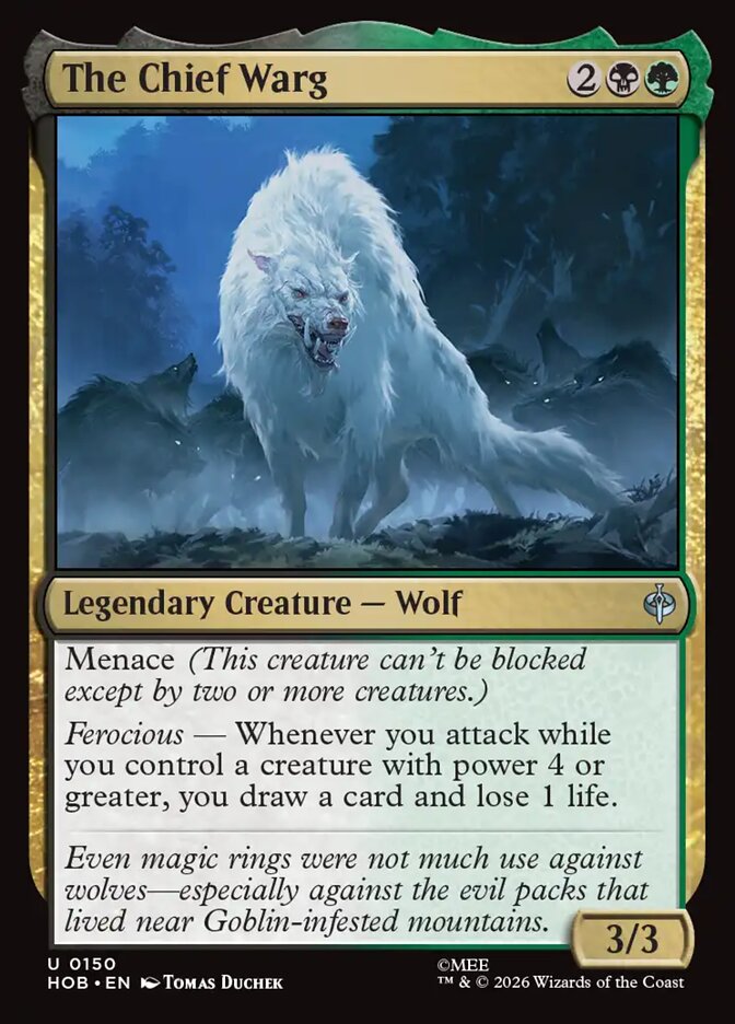 The Chief Warg (HOB-150) – MTG