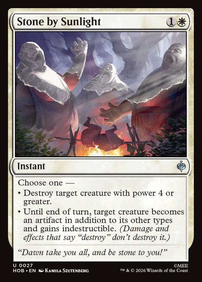 Stone by Sunlight (HOB-27) – MTG