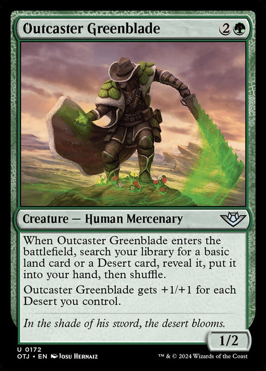 Outcaster Greenblade (172) – Magic: The Gathering, Outlaws of Thunder Junction