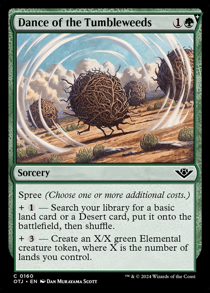 Dance of the Tumbleweeds (160) – Magic: The Gathering, Outlaws of Thunder Junction [Foil]