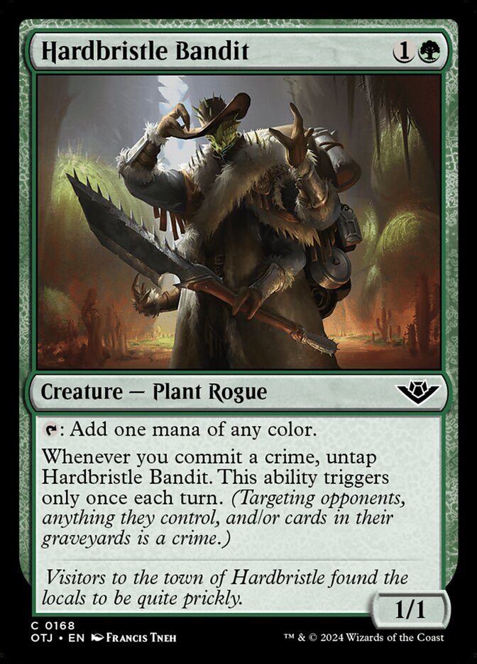 Hardbristle Bandit (168) – Magic: The Gathering, Outlaws of Thunder Junction [Foil]