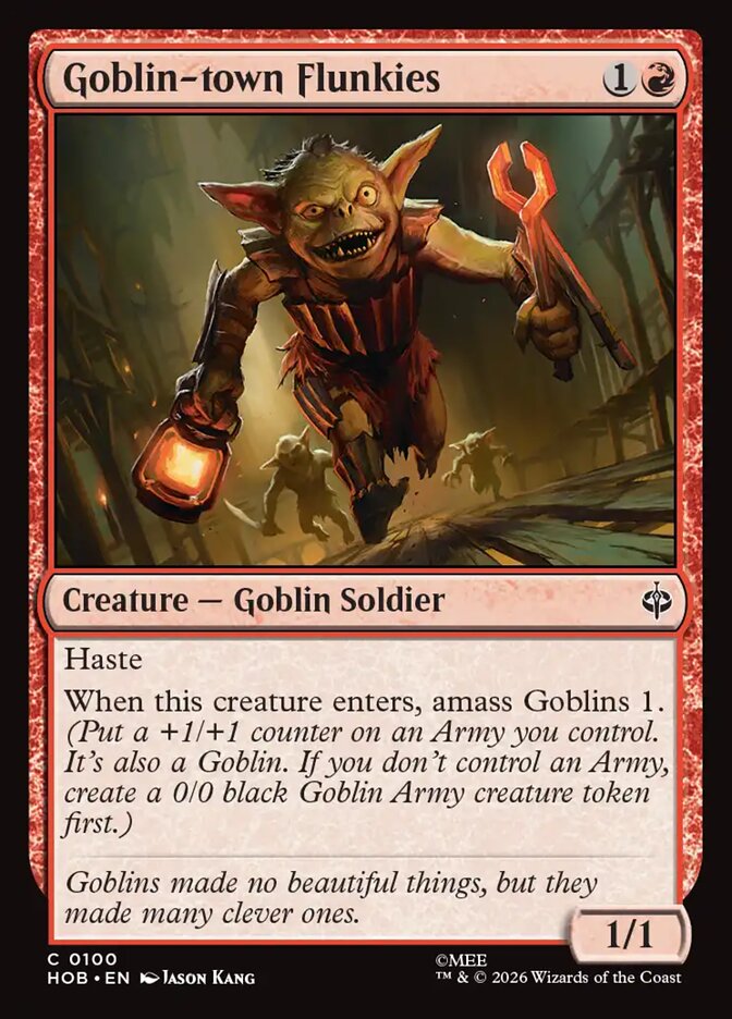 Goblin-town Flunkies (HOB-100) – MTG