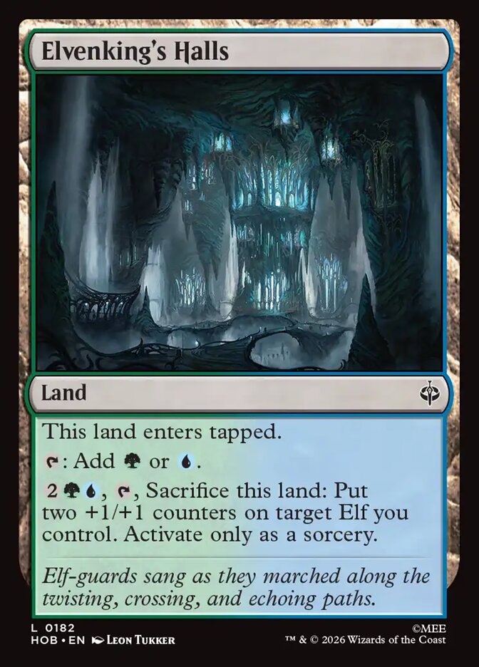 Elvenking's Halls (HOB-182) – MTG