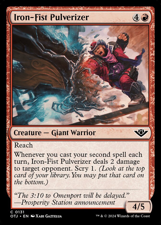 Iron-Fist Pulverizer (131) – Magic: The Gathering, Outlaws of Thunder Junction
