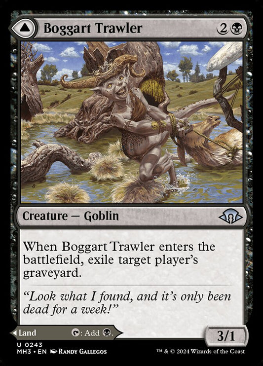 Boggart Trawler // Boggart Bog (243) – Magic: The Gathering, Modern Horizons 3 [Foil]