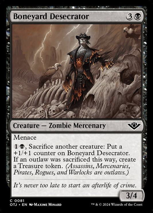 Boneyard Desecrator (81) – Magic: The Gathering, Outlaws of Thunder Junction