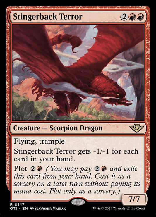 Stingerback Terror (147) – Magic: The Gathering, Outlaws of Thunder Junction