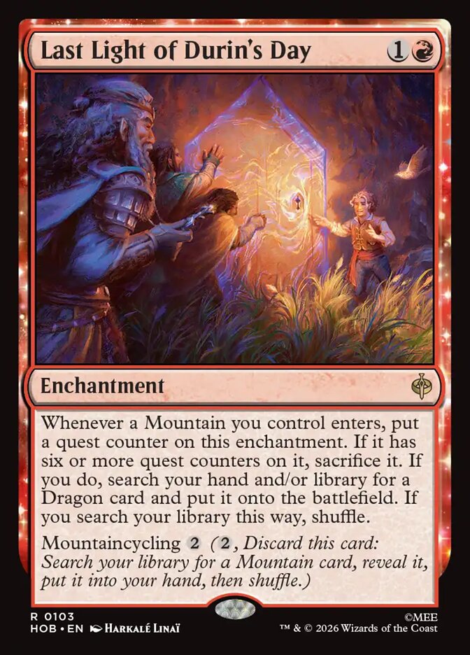 Last Light of Durin's Day (HOB-103) – MTG