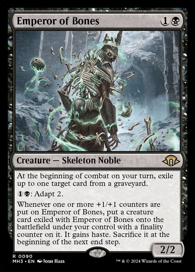 Emperor of Bones (90) – Magic: The Gathering, Modern Horizons 3 [Foil]