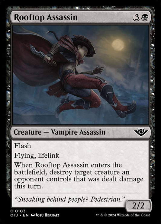Rooftop Assassin (103) – Magic: The Gathering, Outlaws of Thunder Junction