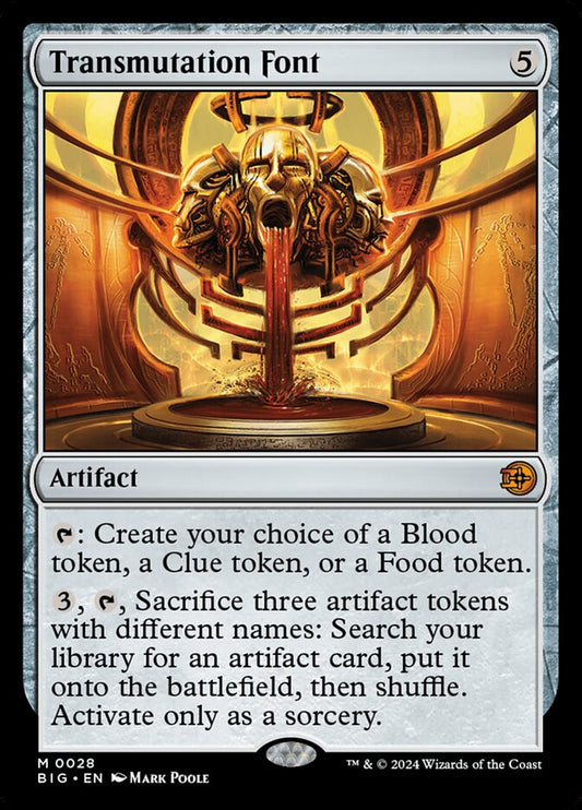 Transmutation Font (28) – Magic: The Gathering, The Big Score
